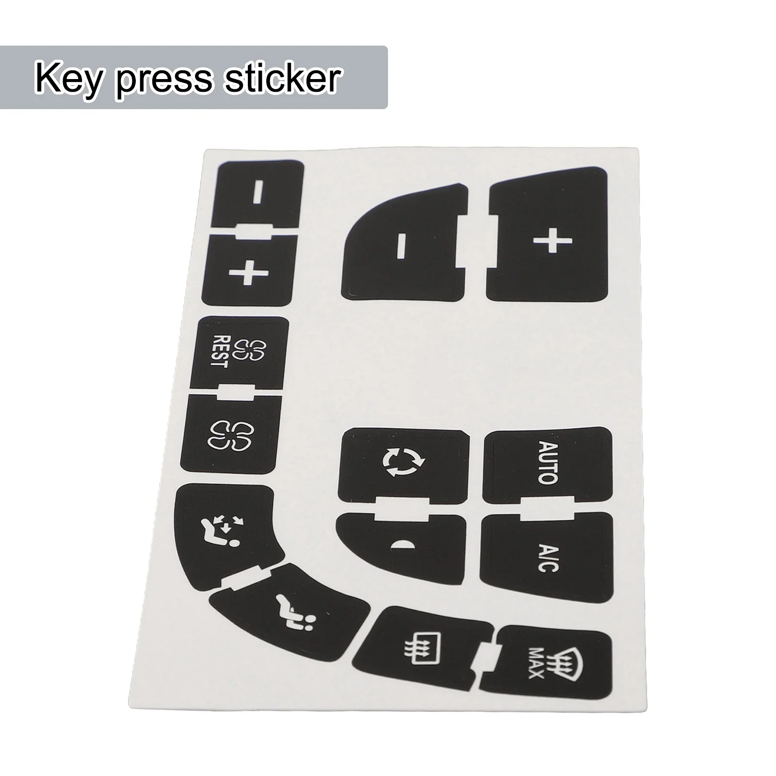 

New Practical Repair Set Of Stickers Sunlight And Abscission Black Overlay Practical To Use Interior Of Your Car