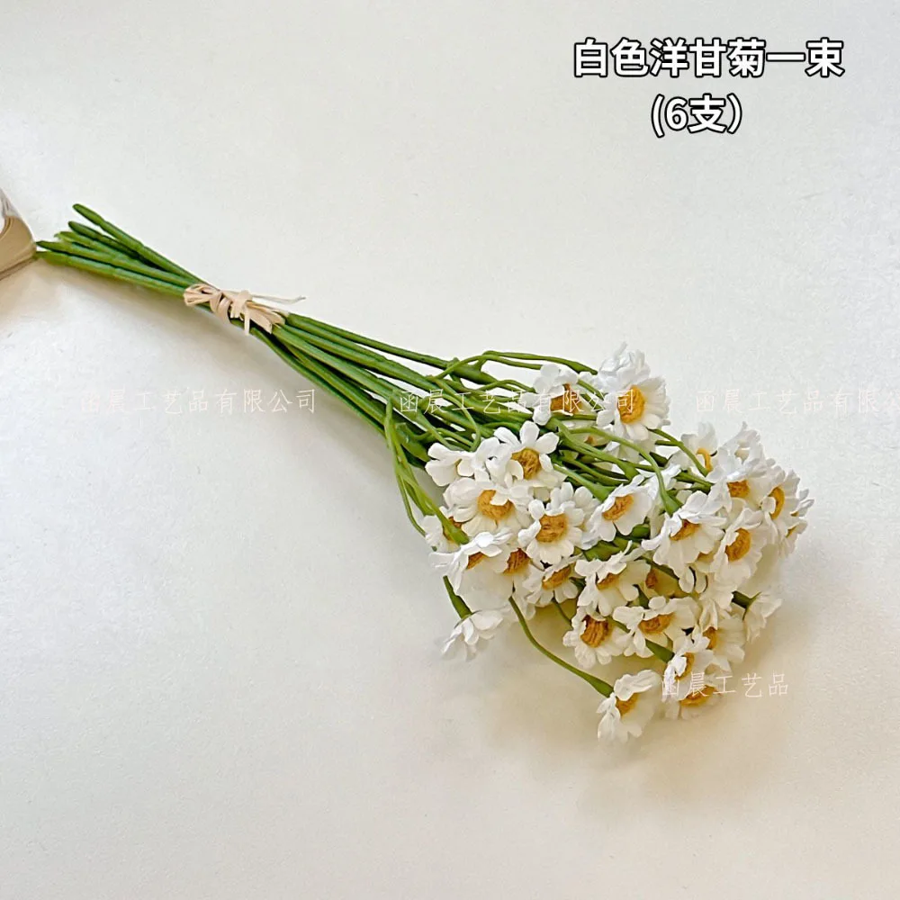 Chamomile artificial flowers european style dining table fake flowers home decoration small wild chrysanthemum view 4