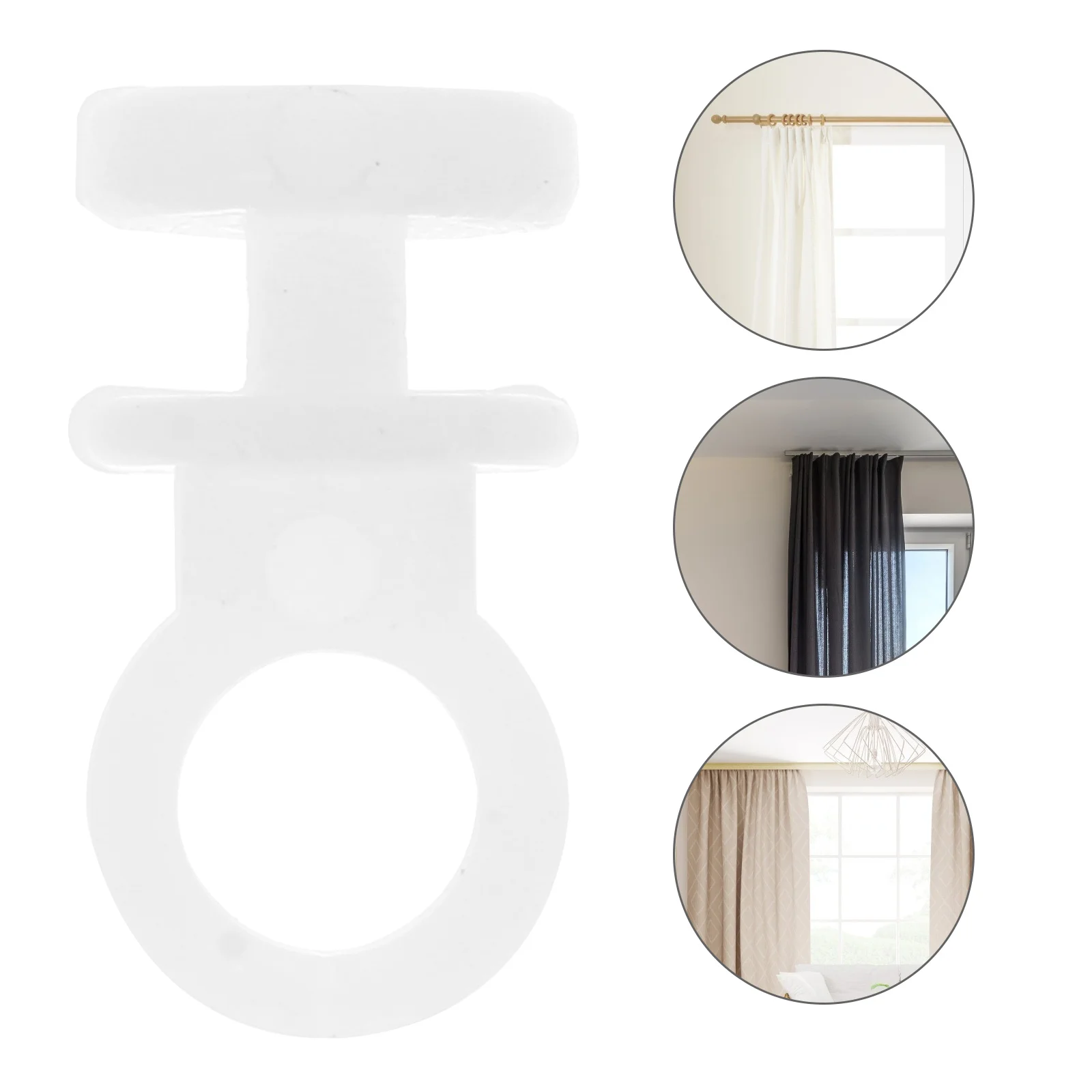 

200pcs Plastic Silent Track Rollers Smooth Sliding For Panels Dividers Drapes Sheers Valances Office Home Decor Hardware