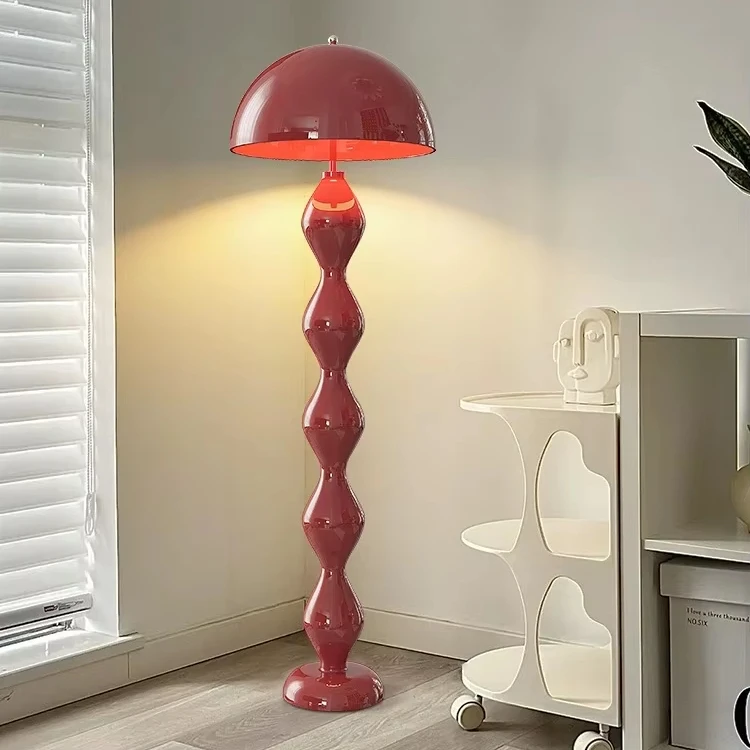 Mushroom Floor Lamp Designer Middle Floor Lamp Minimalist Cream Wind Living Room Sofa Decoration Lamp