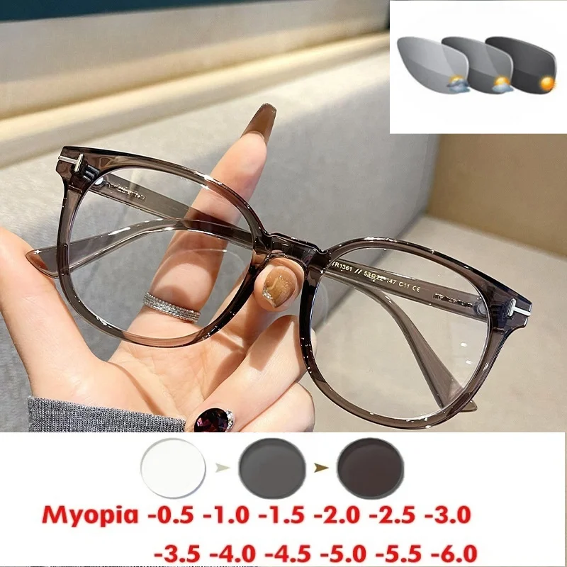 Women\'s New Face-Looking Small Glasses Frame Face without Makeup Gadget Plain Glasses Men\'s Fashion Degrees 0-6.00