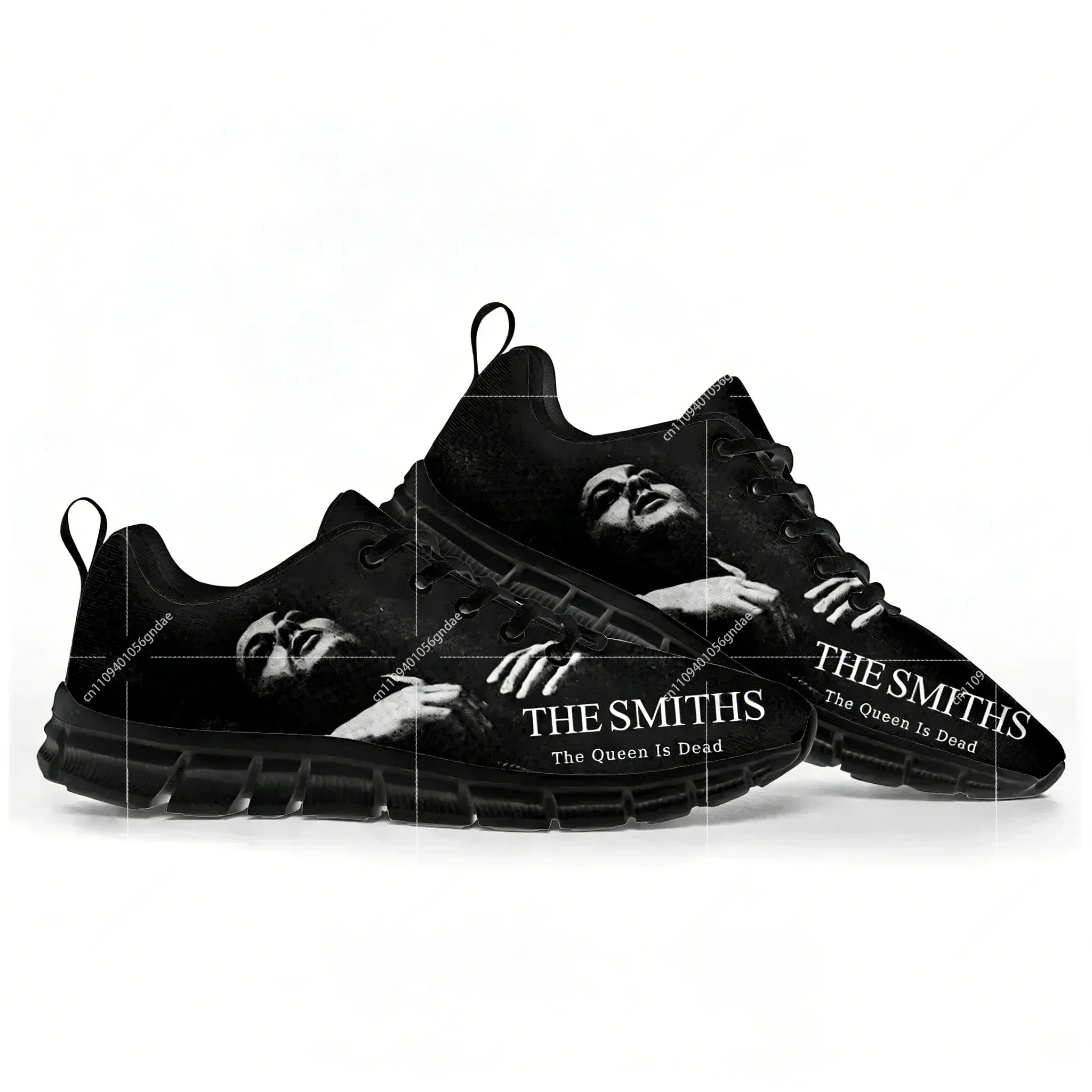 

The Smiths Rock Band Pop Sports Shoes Mens Womens Sneakers Casual Custom Couple Shoes Black
