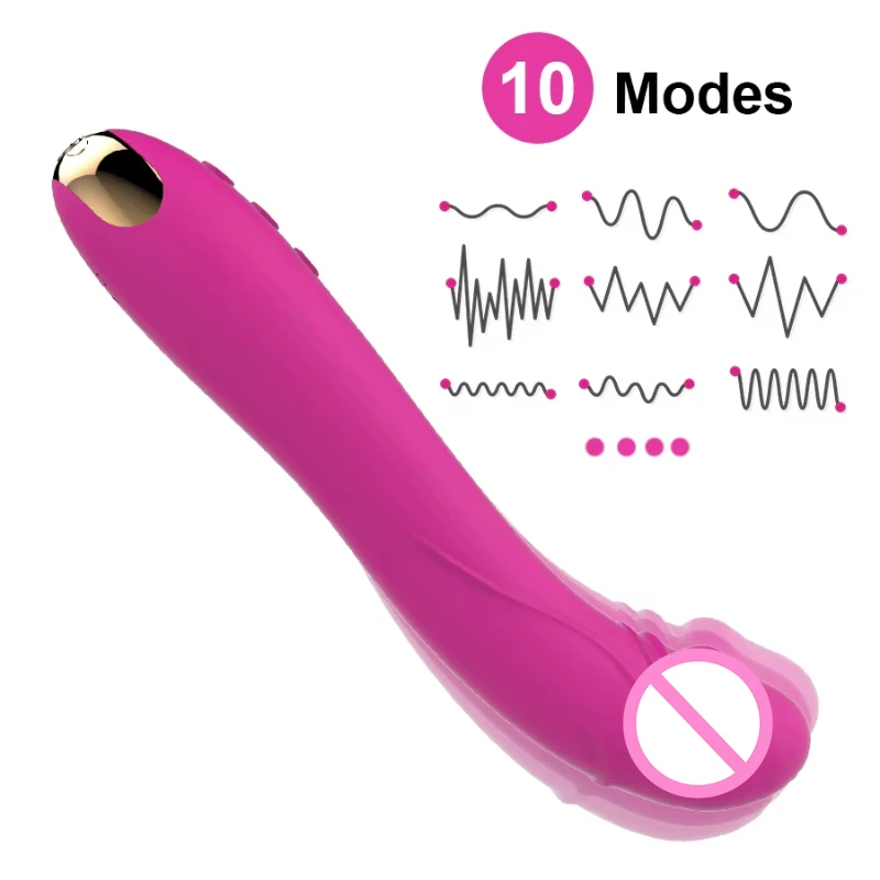 لينة سيليكون دسار هزاز للنساء 10 مُدلك بالاهتزاز G بقعة تحفيز الجنس لعب الإناث الاستمناء