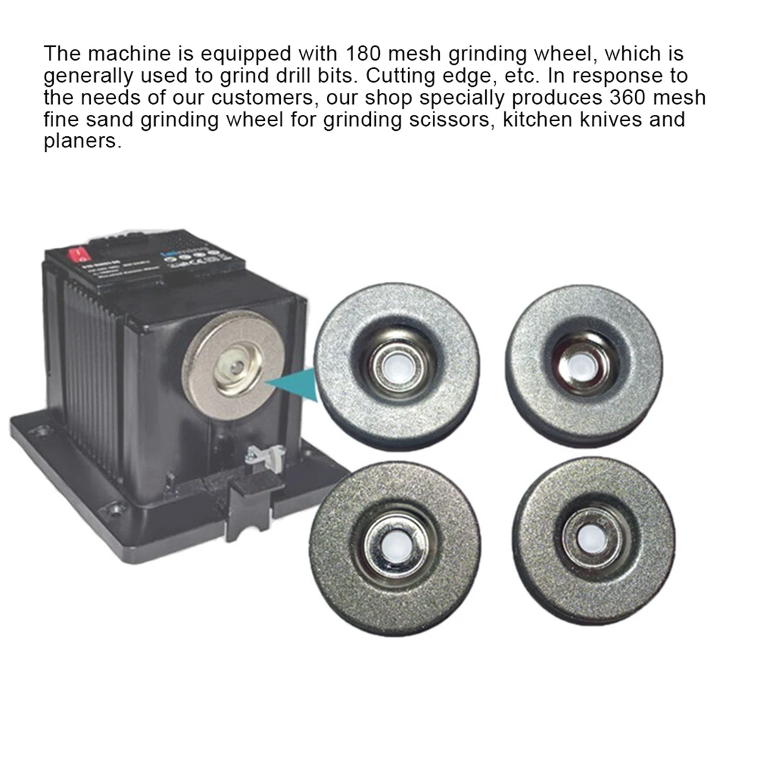 AT77 2Pcs 50mm Diamond Grinding Wheel Circle Disc for Electric Multifunctional Sharpener Grinder Sharpening Accessories