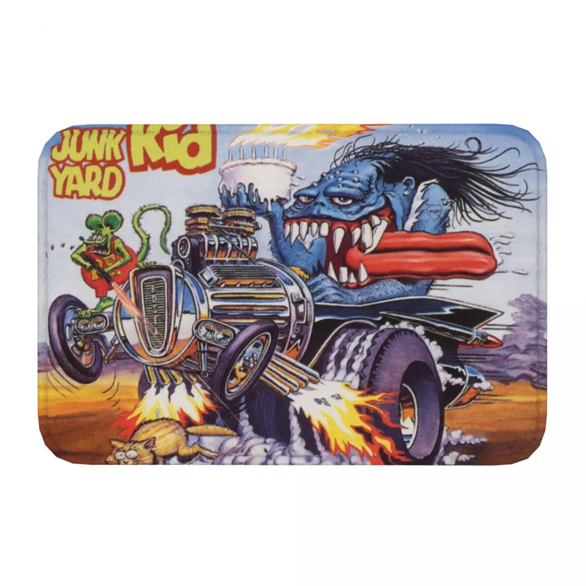 Drive Car Bathroom Mat Tales of the Rat Fink John Goodman Doormat Living Room Carpet Entrance Door Rug Home Decoration