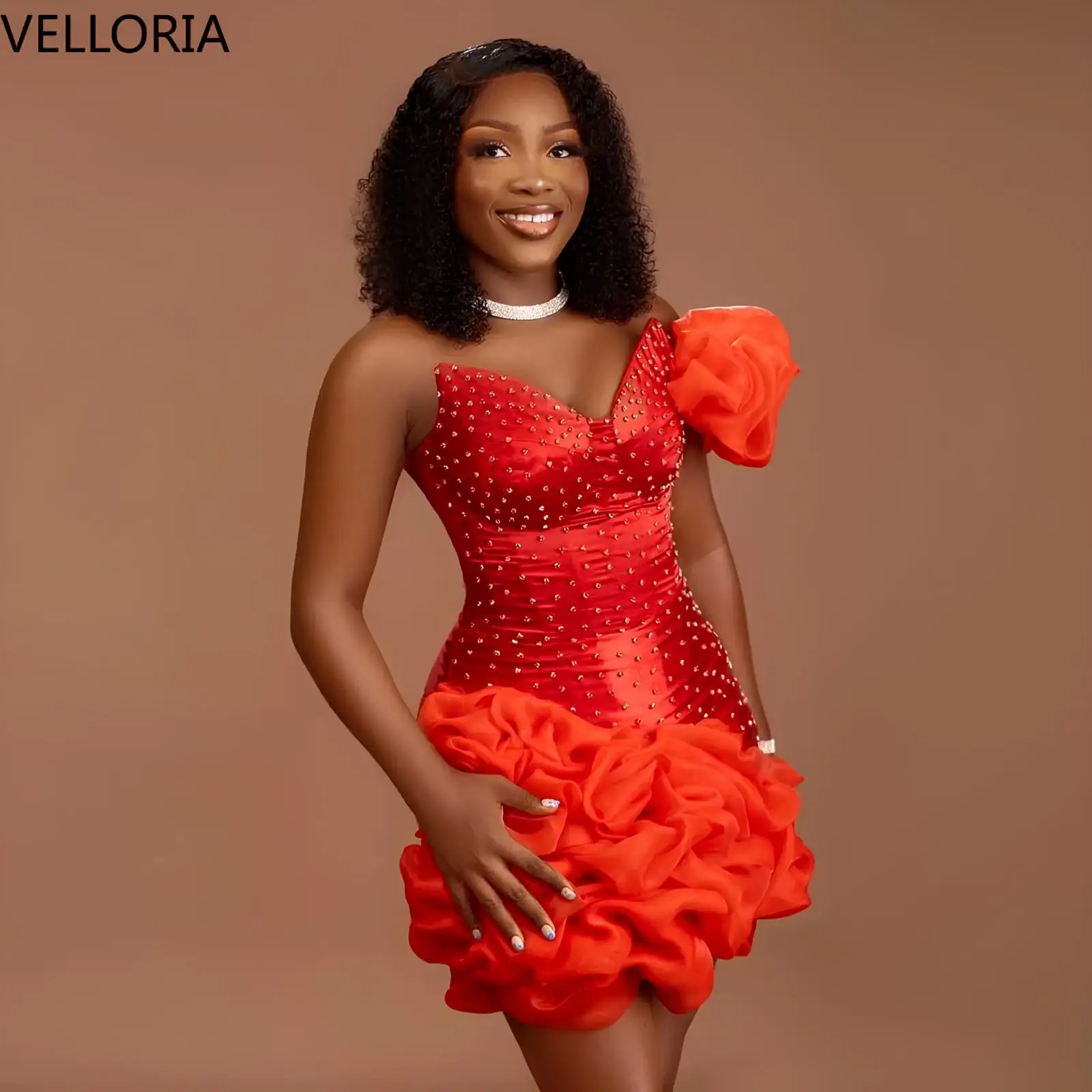 

Красное короткое вечернее платье с рюшами и бисером, сексуальное мини-платье без бретелек с вырезом в форме сердца, милое коктейльное платье с рюшами и бантом по индивидуальному заказу