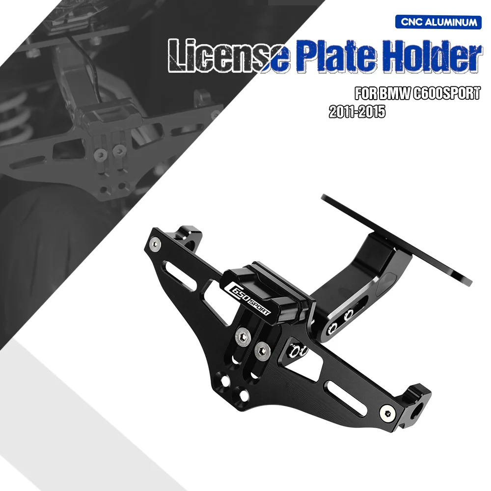 

FOR BMW C600SPORT C600 SPORT 2011 2012 2013 2014 2015 Rear License Plate Holder Bracket with Light Tail Tidy Fender Eliminator