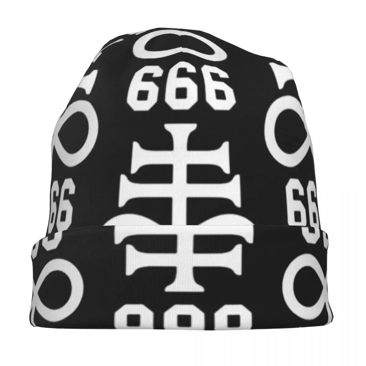 Leviathan Bonnet Hats Men's and Women's Fashionable Knitting Sigil Of Leviathan 666 1 Skullies Beanies Caps