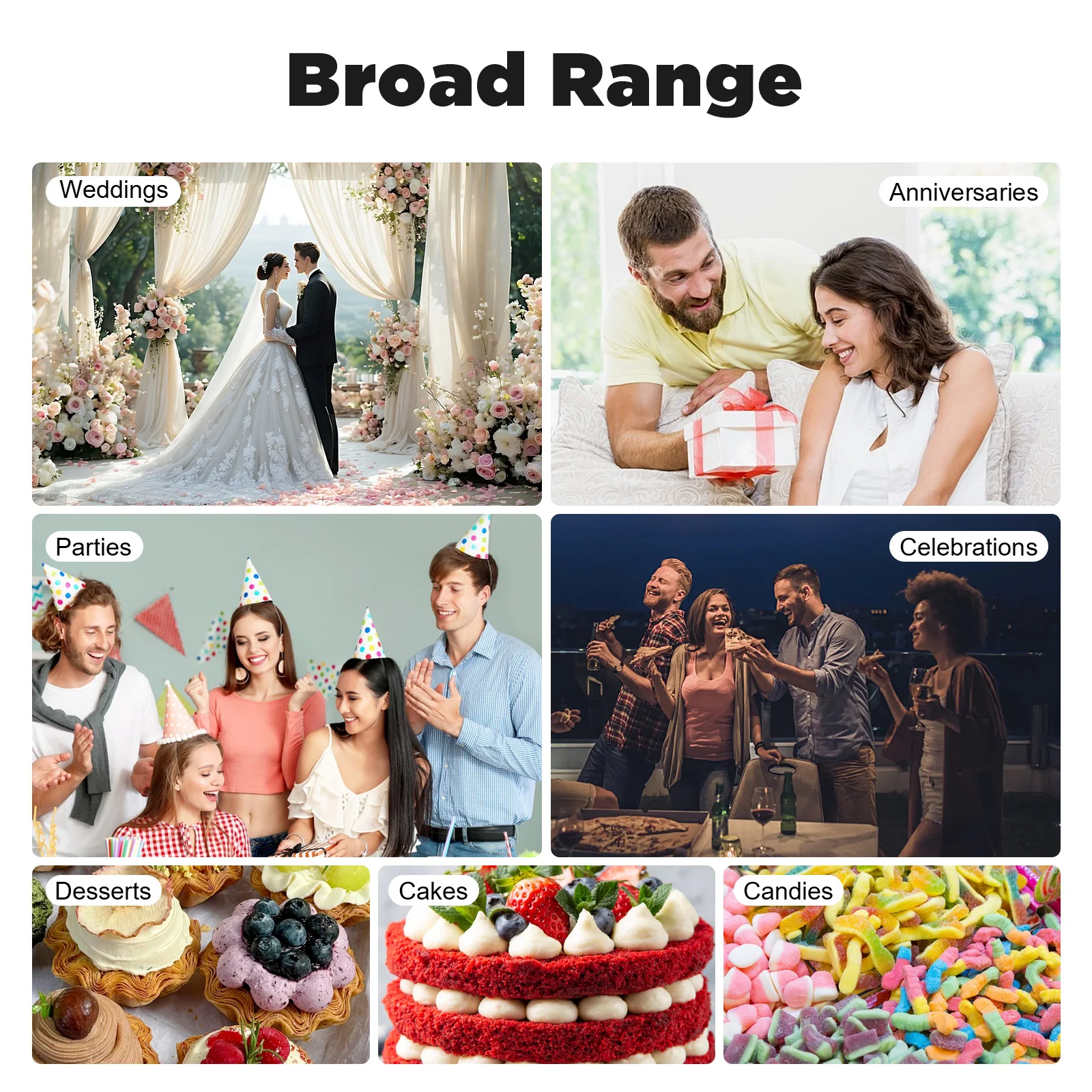 

Wood Dessert Stand for Wedding Party, 3-Tier Ladder Shaped Display Tray for Cupcakes Appetizers, Creative Food Serving Centerpie