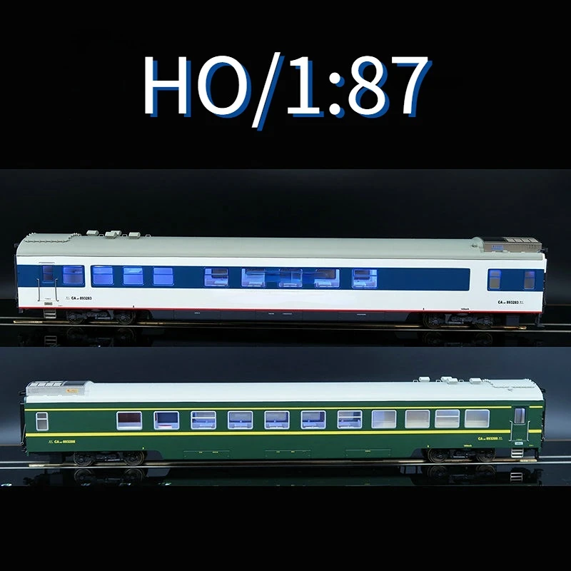 

Train Model MTC HO 1/87 25T-CA Dining Car Transport with Light Passenger Car Train Compartment