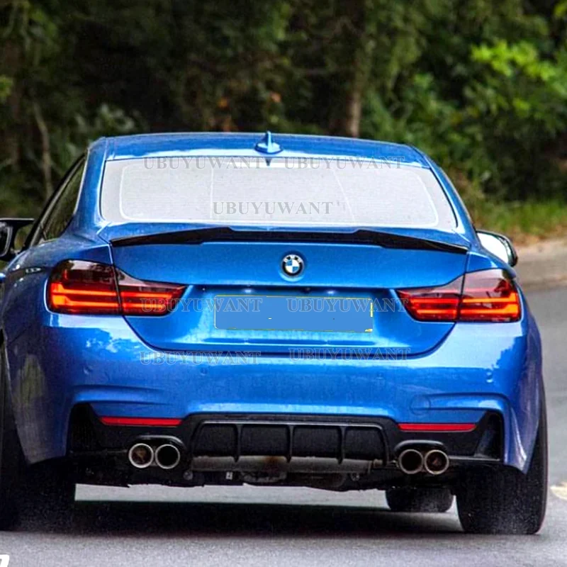 For F32 M4-Style ABS Plastic Rear Wing Lip Spoiler For BMW 4-Series F32 2 Door Coupe 2014-2020 420i 428i 430i