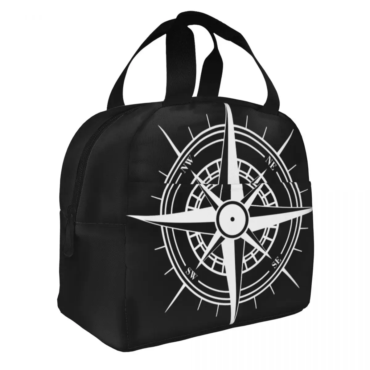 

Портативный изоляционный Ланч-бокс с компасом и морским парусником, водонепроницаемая сумка для хранения риса и пикника