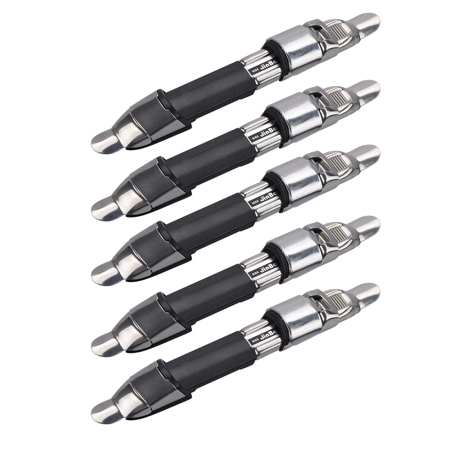 

5 шт. стальных регулируемых кольцевых катушкодержателей для сборки удилищ, компоненты для самостоятельного ремонта удилищ