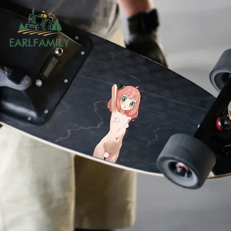 EARLFAMILY أنيا عارية لولي ملصقات السيارات أنيمي الصدر ويندوز الفينيل السيارات محمول الأمتعة ملصق مائي مقاوم للماء لوح التزلج جذع ديكور #4