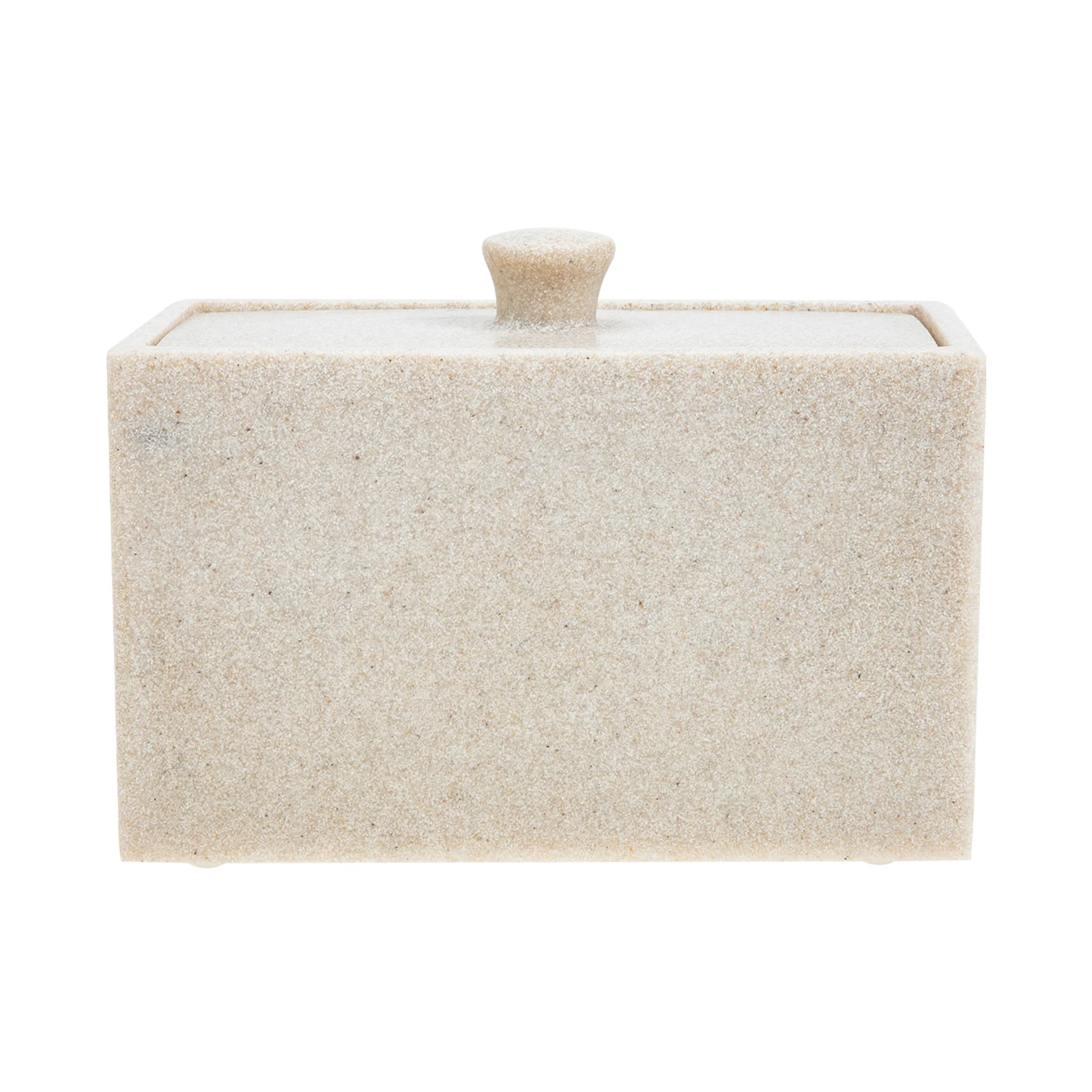 

Cotton Pad Box Storage Organizer with Lid Detachable Divider for Swabs Rounds Makeup Accessories Easy Clean