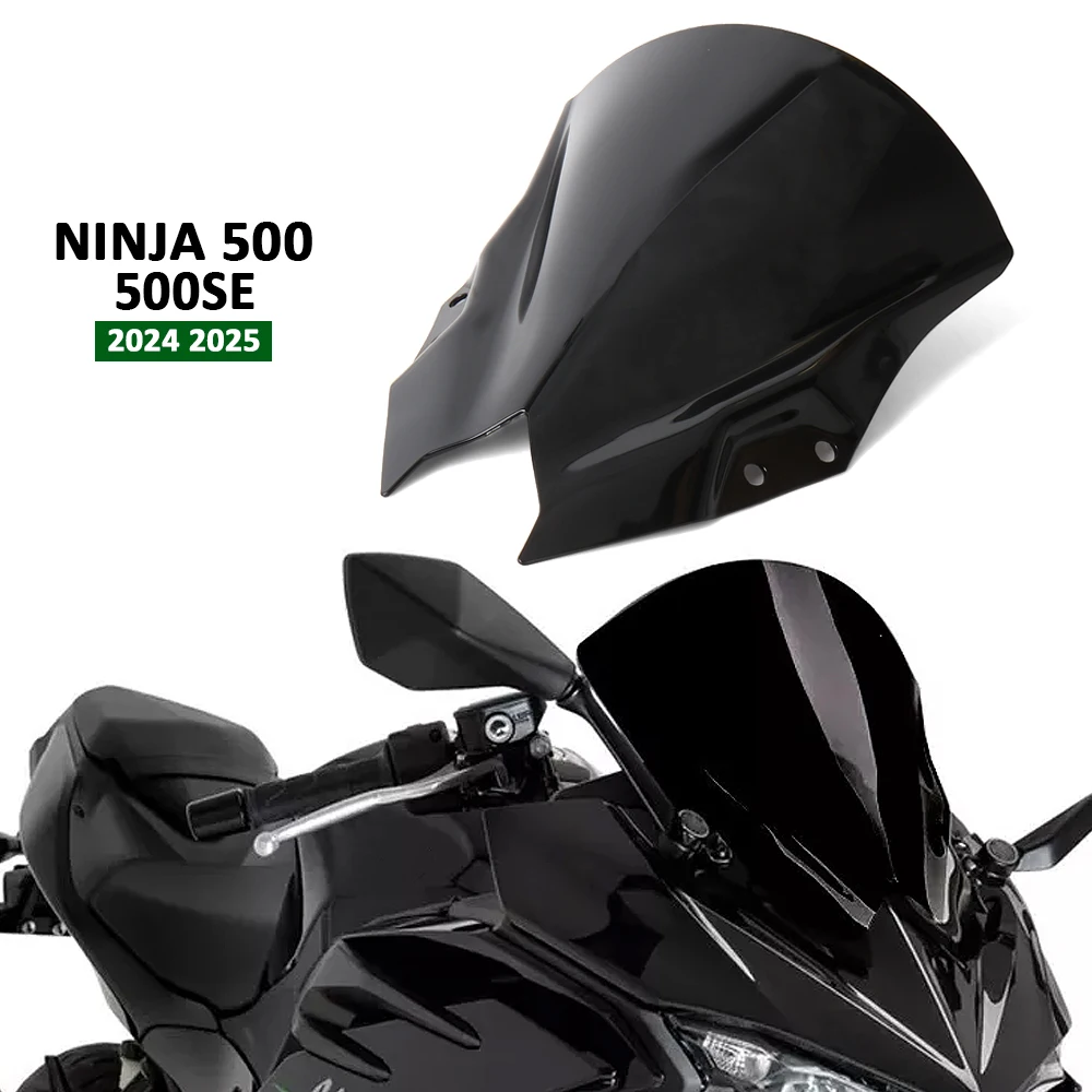 

Motorcycle Front Spoiler Windscreen Windshield Wind Deflector For Kawasaki NINJA 500 NINJA500 Ninja 500 Ninja500 SE 2024 2025