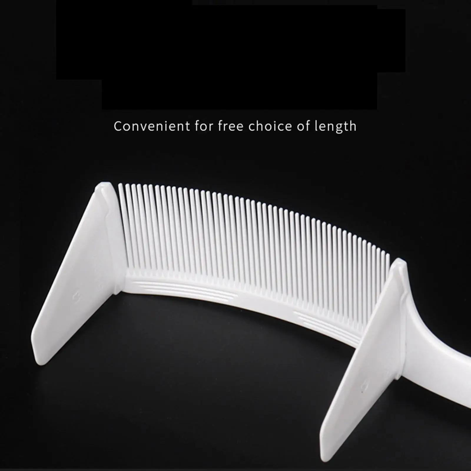 

Multipurpose Hairdressing Curved Hair Cutting Comb Lightweight ABS Flat Top Tool for Home and Salon Stylists