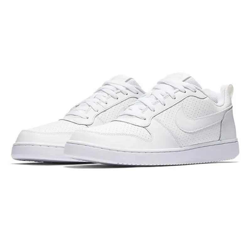 Nike Court Borough Low Triple White Sneakers Shoes 838937-111 With Original Box