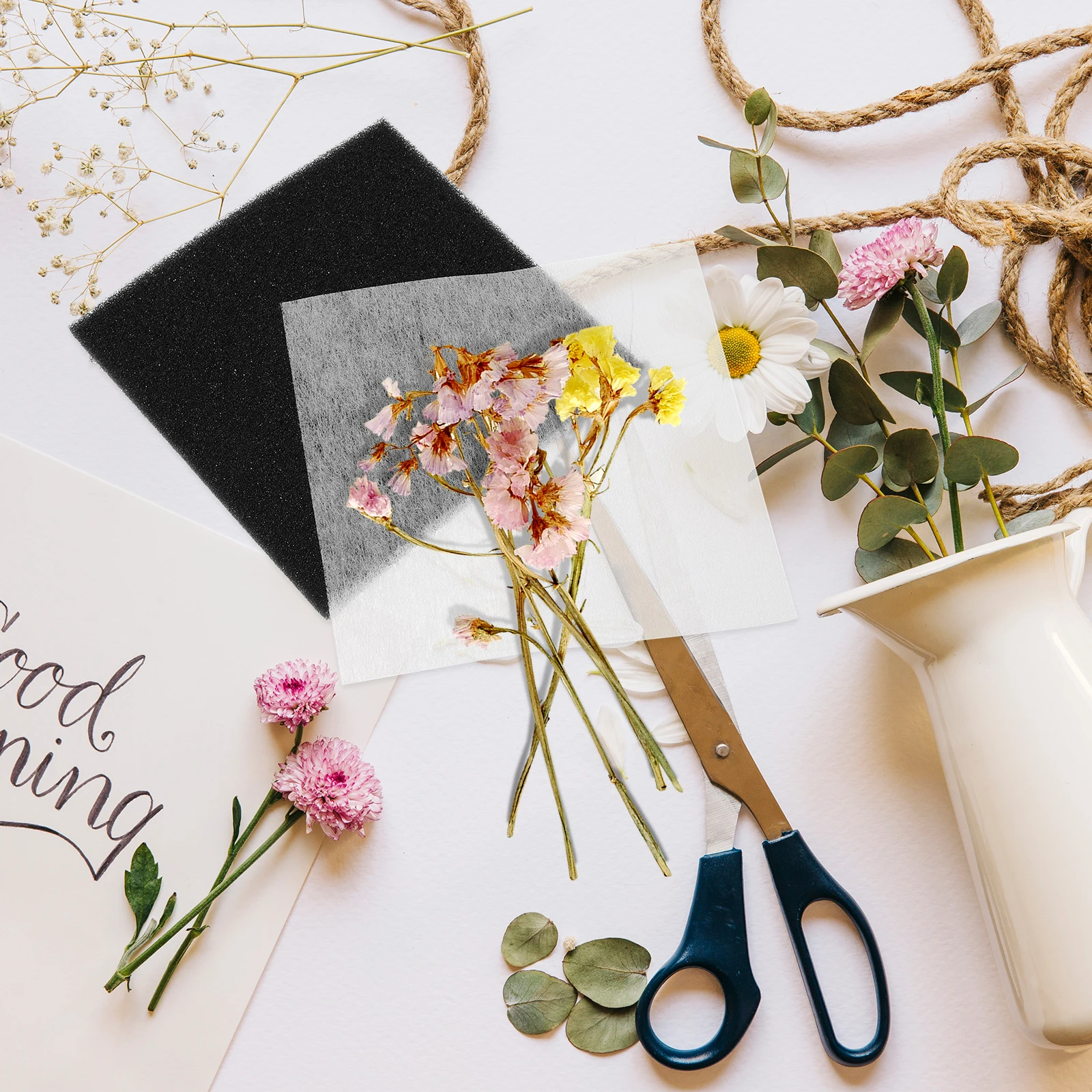 

1 set Thick Sponge Sheets Paper Boards Flower Press Kit DIY Craft Tools ForPressedDriedFlowers PlantPreservation