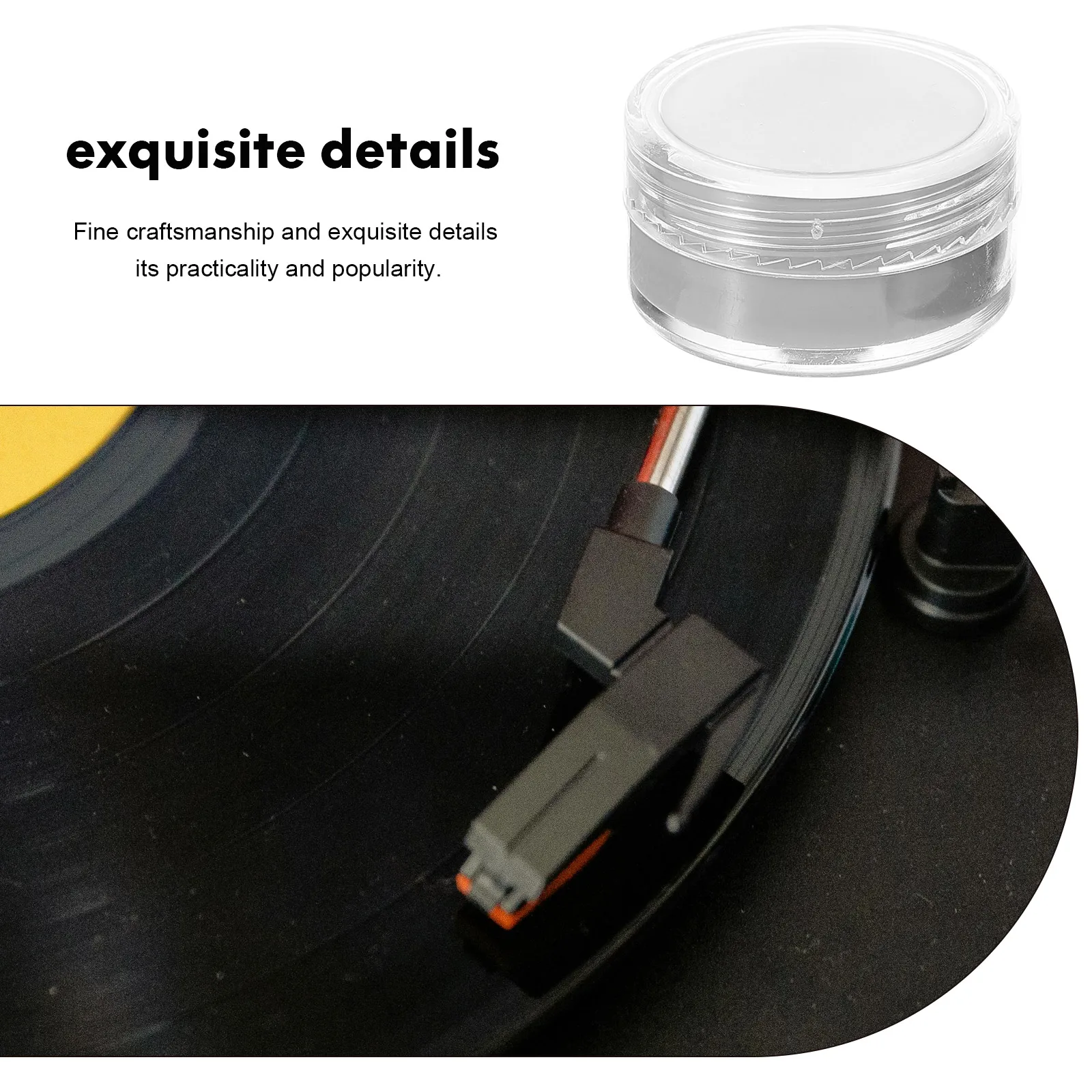 

Cleaning Mud Needle Cleaner Vinyl Stylus Record Light Touch Player Gel Turntable Dad Brush