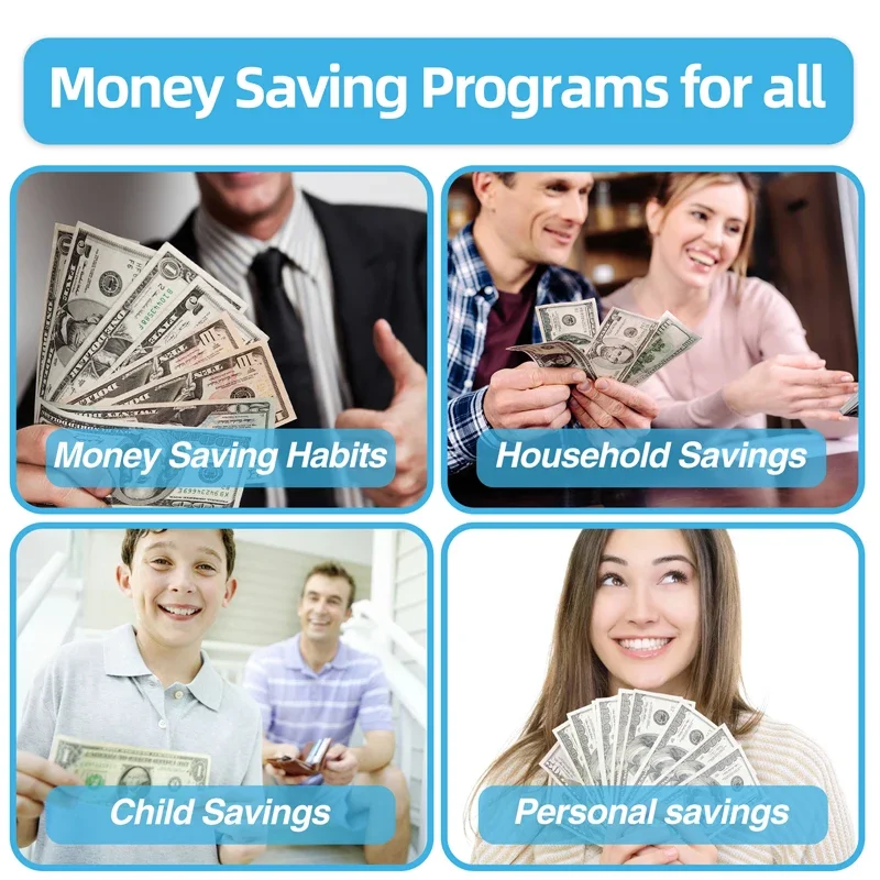 Laser Envelope Binder para Casais, Notepad Poupança Pasta, Evento e Salvar Juntos, 100