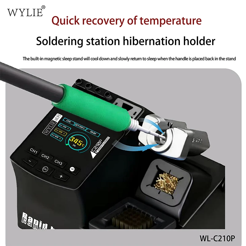WYLIE Soldering Station Constant Temperature Welding Station for Mobile Tablet Repair Motherboard PCB IC Chip Soldering Tool