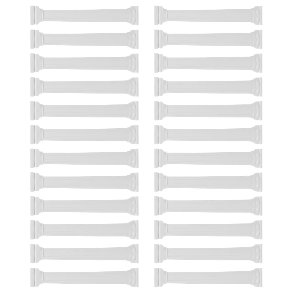 

24pcs Roman Column Cake Stands Stable Tiered Wedding Party Supports White Decorative Pillars Easy Assembly Material