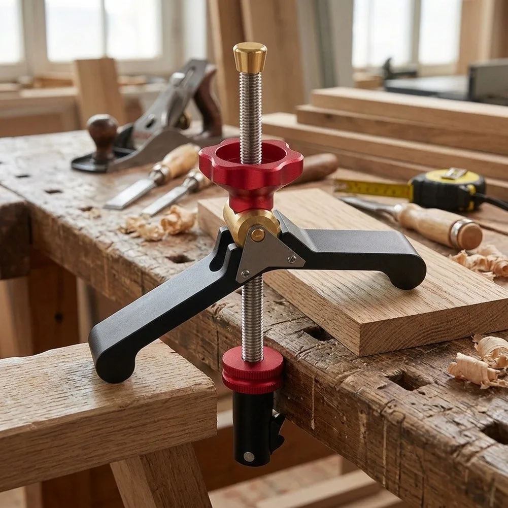 Adjustable Vise Woodworking Clamp Innovative Adjustable Design Robust Alloy Construction Strong Grip Capability