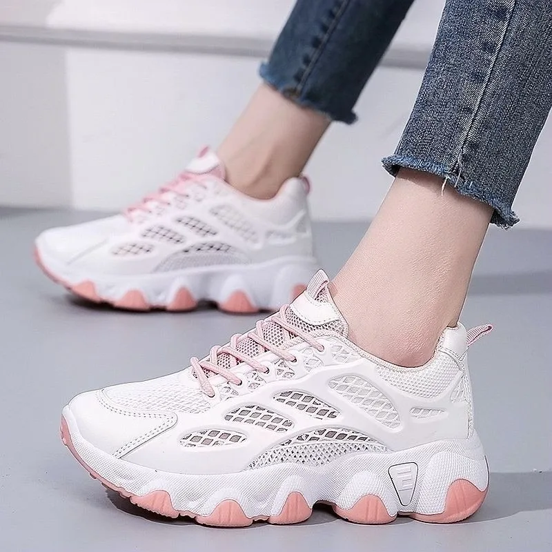 Breathable Mesh Chunky Sneaker – Platform Sneakers Chunky recenzja i cena