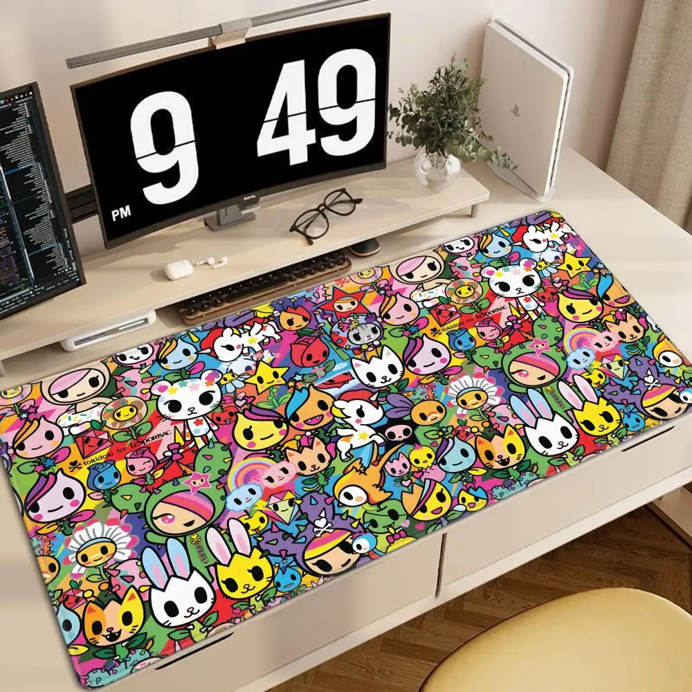Japan Cute Tokidoki Mousepad Boy Pad Natural Rubber Gaming mousepad Desk Mat Size for Gameing World of tanks CS GO Zelda