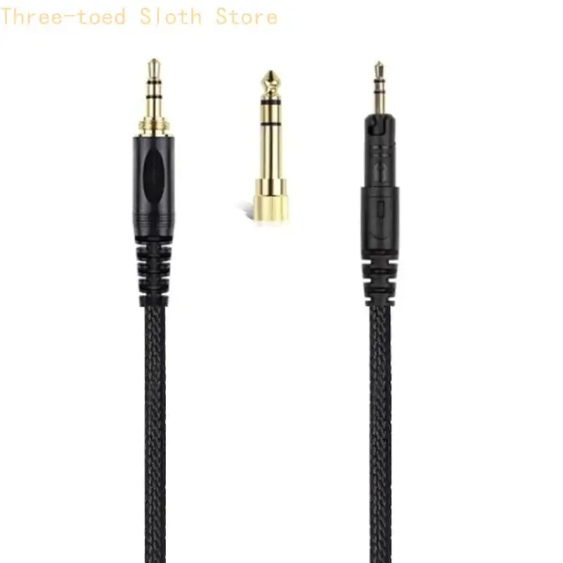 Ersatz-ATH-M50x-Kabel mit 6,35-mm-Adaptern für M40X/M50X/M60X/M70X-Kopfhörer E74A – Detail 7