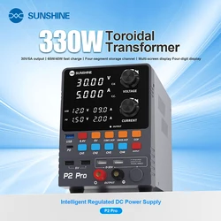 SUNSHINE P2 Pro 330W Intelligent Regulated DC Power Supply Toroidal Transformer 30V/5A Output Repair Tools