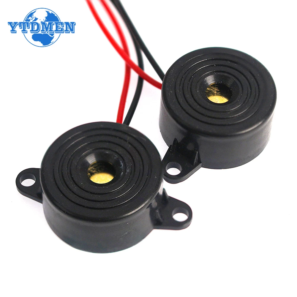 5/10PCS High Decibel Buzzer SFM-20B DC 3-24V Continuous Sound Buzzer 2312 Active Piezo Buzzers, for Arduino Car