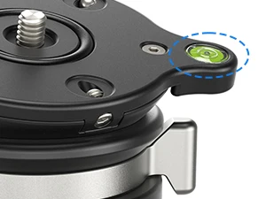 WEYLLAN LH5/LH6/LH7 Stativ-Nivellierbasis Kamera-Nivellierer Aluminiumlegierung Kopf 10/15/20kg Traglast 14 ° /15 ° 360-Grad-Neigung ° Pan-Adapter-Schraube – Detail 8