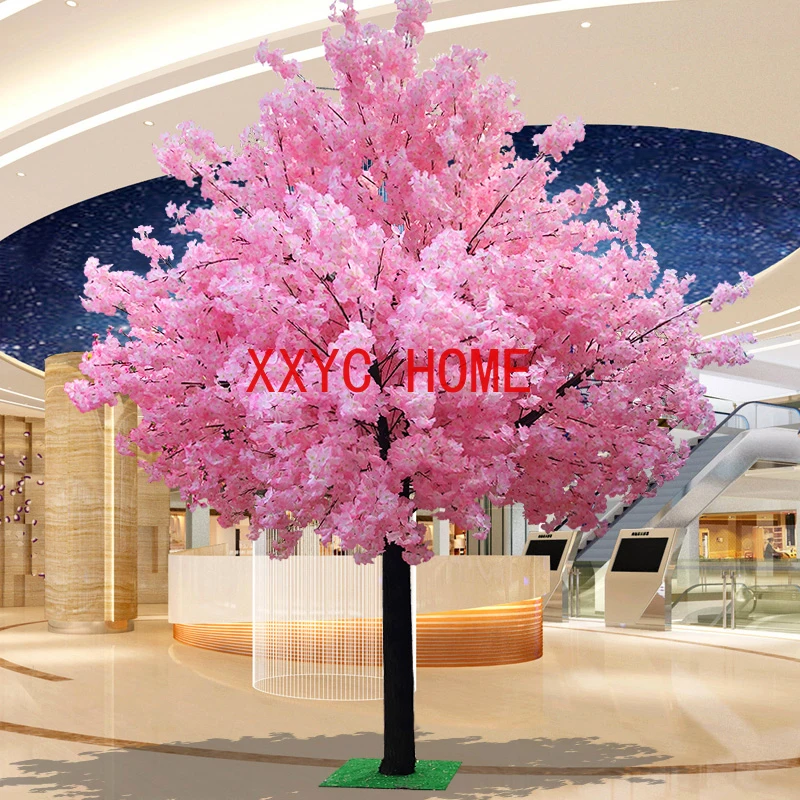 Artificial Cherry Blossom Large Fake  Peach Blossom Tree, Wedding, Outdoor Garden, Hotel, Christmas, Home Decoration