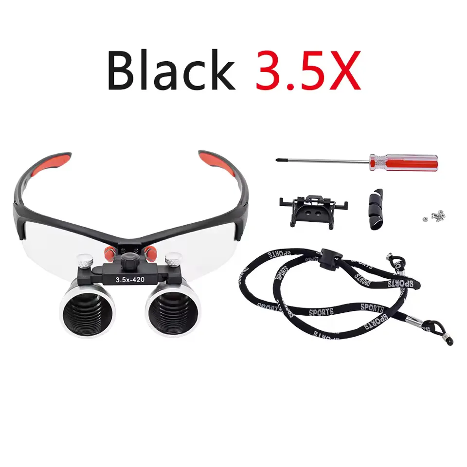 Colorful Dental Loupe 3.5X/2.5X Magnification Binocular Surgery Surgical Magnifier Medical Operation Loupes