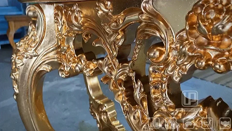 Wholesale Elegant Italian Mirror Baroque Style Mirror Antique Gold Mirror