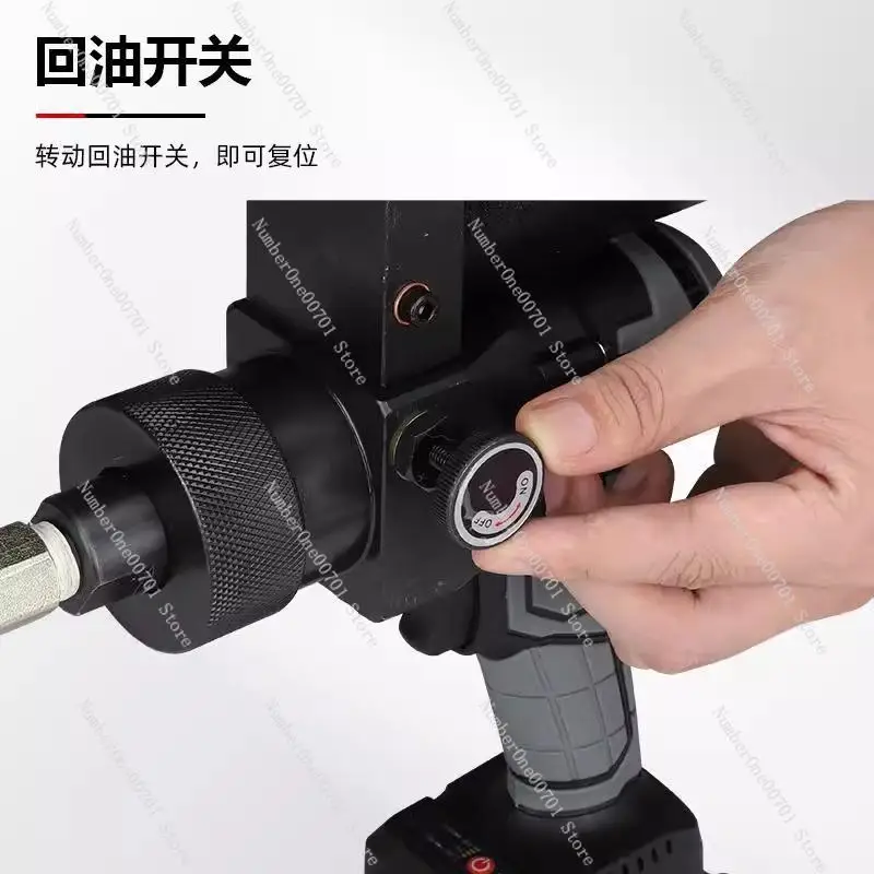 مضخة هيدروليكية محمولة بالليثيوم بقوة 70 ميجابكسل، حزمة طاقة كهربائية محمولة لأدوات العقص والقطع #5