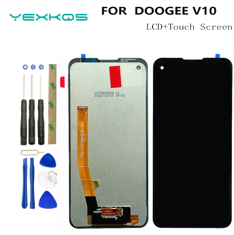 Nowy wyświetlacz LCD 6,39 cala DOOGEE V10 + Digitizer z ekranem dotykowym 100% oryginalny LCD + dotykowy Digitizer do wymiany DOOGEE V11 + narzędzia