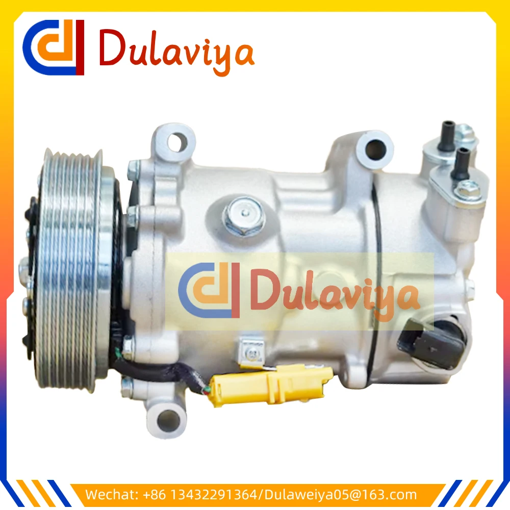 SD6C12 CAR AC Compressor For Peugeot 207 CC 1.6 2008 9822826880 9651910980 9659875780 9670318880 9671216280 9678656080 6453wl