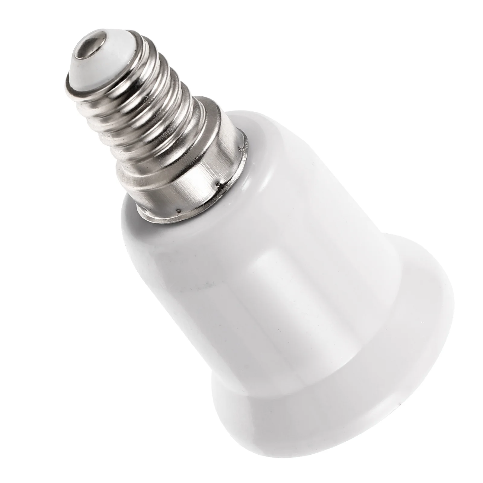 

Переходник для цоколя от E14 до E27, конвертер цоколя, прочный, гладкий дизайн, инструменты не требуется для различных настроек, яркая комната