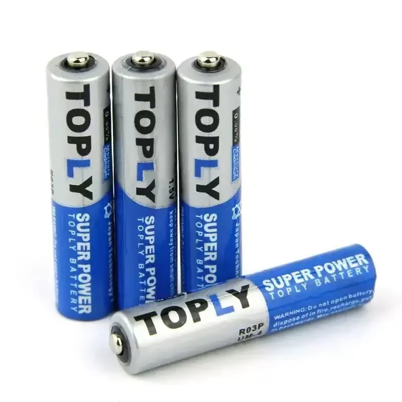 بطاريات AAA للاستعمال مرة واحدة 1.5 فولت - طاقة زنك كربونية طويلة الأمد للتحكم عن بعد والساعة والألعاب ومصباح يدوي #5