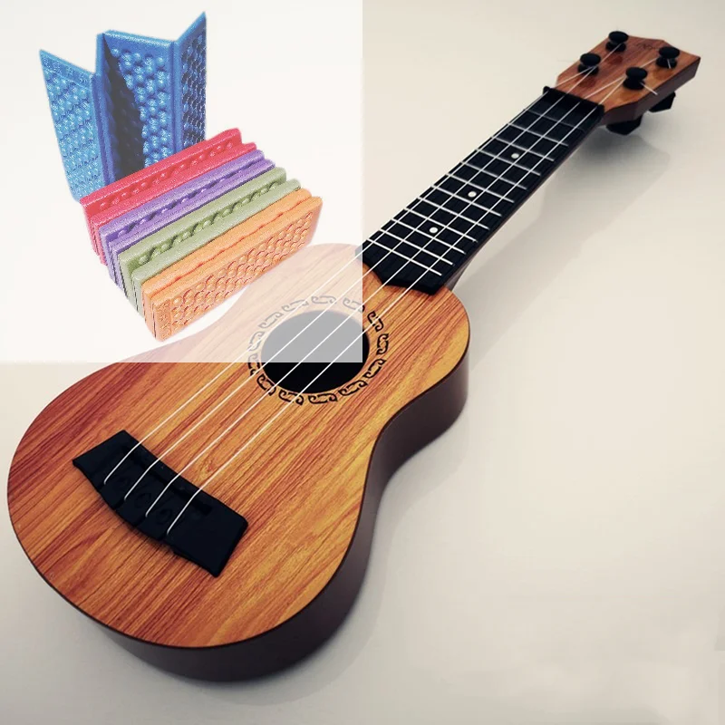 

1 шт. Детская классическая гитара-укулеле для начинающих, развивающий музыкальный инструмент-игрушка для детей