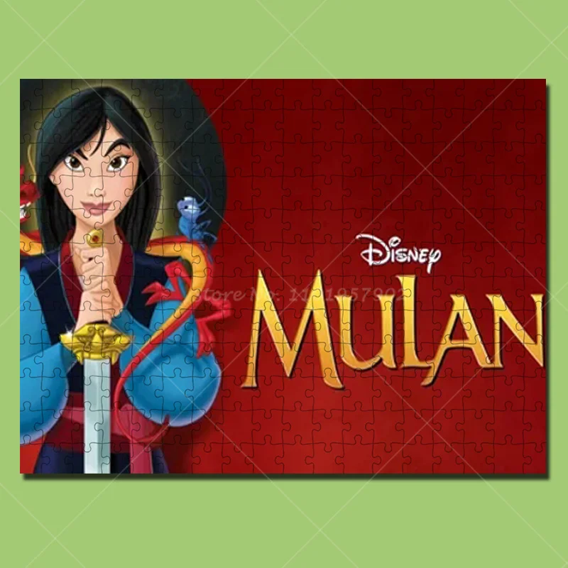 1000 Pieces Disney Mulan Jigsaw Puzzles Cartoon Wooden Puzzle Hobbies For Adults Children Educational Toys Collection Gifts