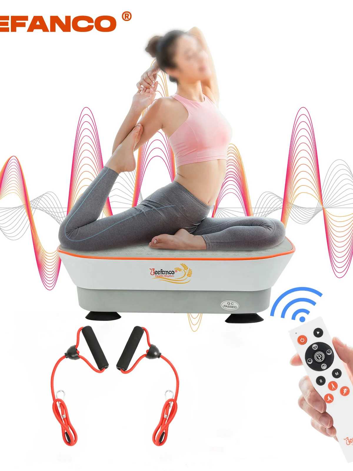 

Vertical Vibration Plate Seniors & Teens Silicone Surface Magnetic Heating Fitness Home Efficient Resonance Fitness Equipment