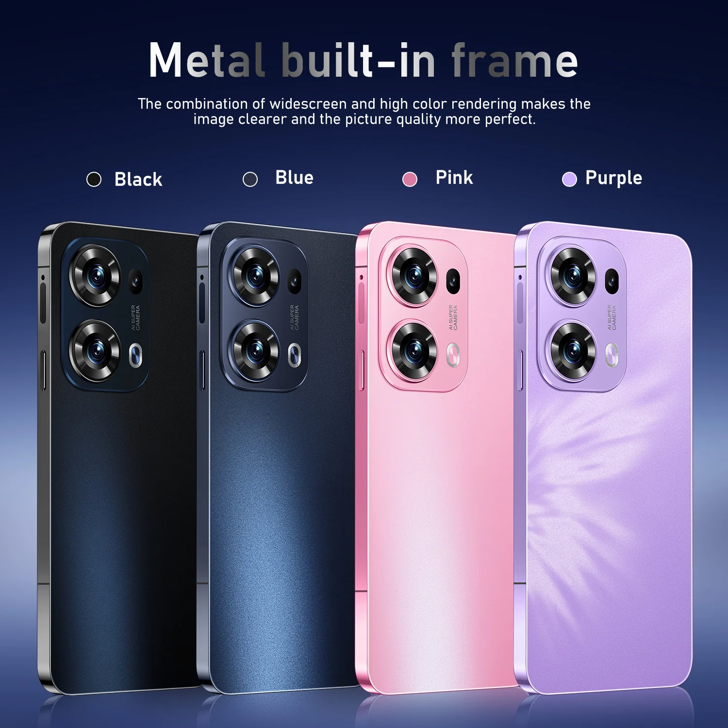 New Reno 13 Pro 2025 Hot High Quality 7.3inch Global Edition Smart Dual Card 7800mAh Battery Facial Recognition Function