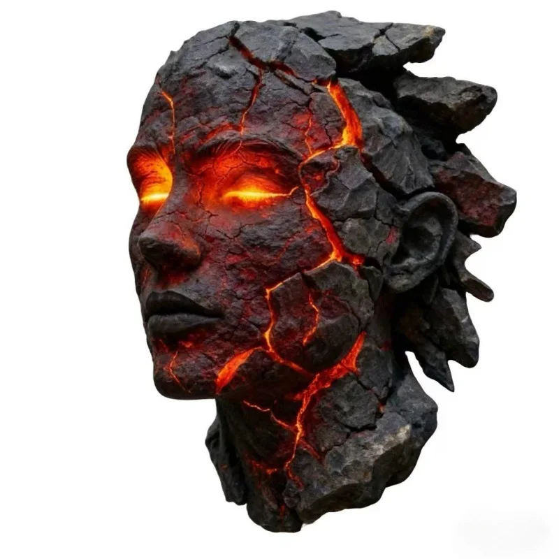 New Cracked Soul Wall Light Pendant Wall Decorations Home Decor Home Accessories Decorative Figurines
