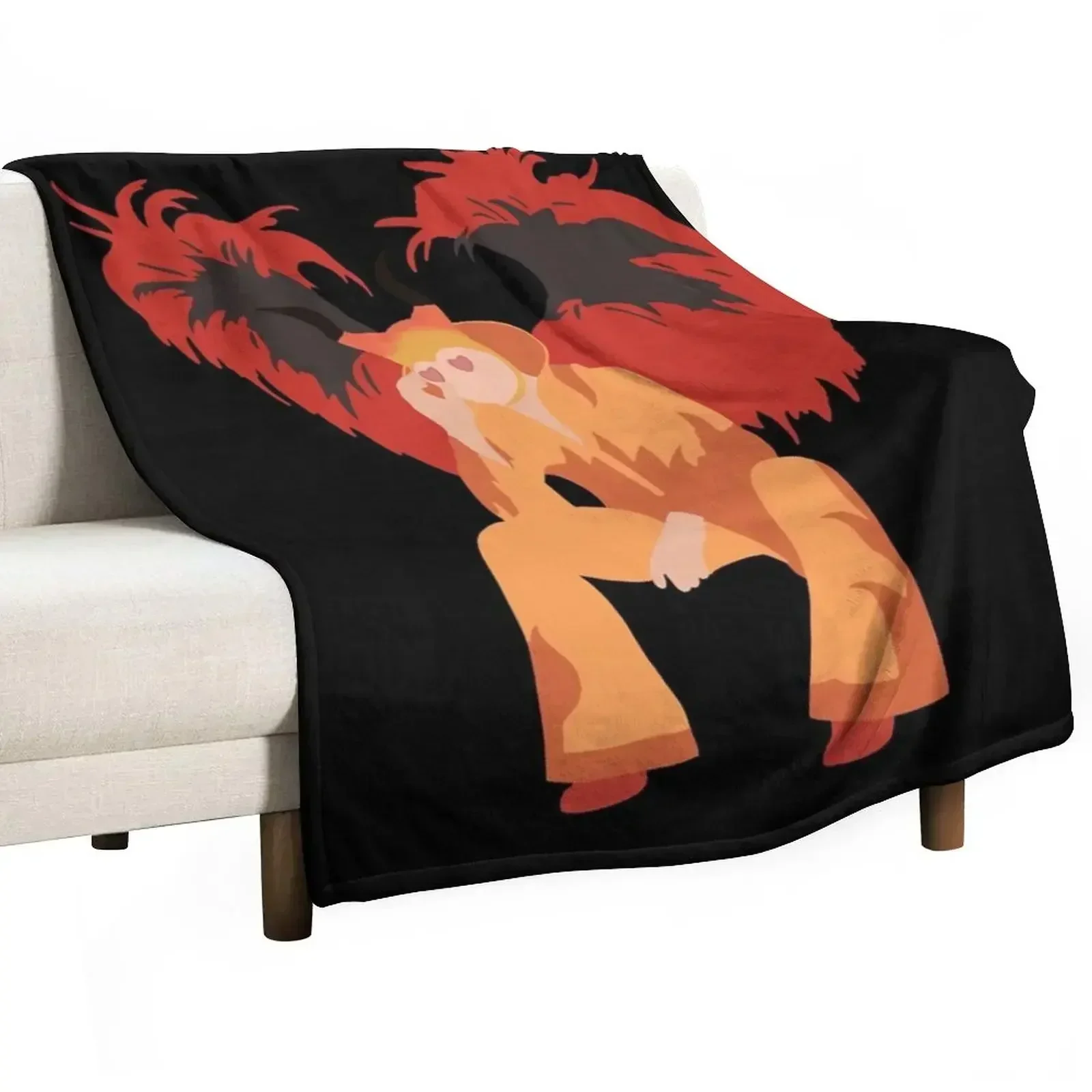 

Vintage Elton Music John Devil Art Fans Throw Blanket Winter beds cosplay anime Blankets