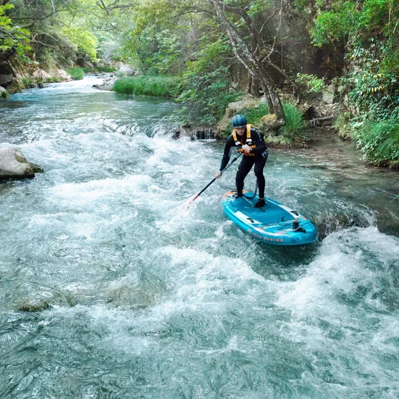 2022 RAPID AQUA MARINA surf board 289*84*15cm inflatable sup board stand up paddle board surf kayak sport stream white river