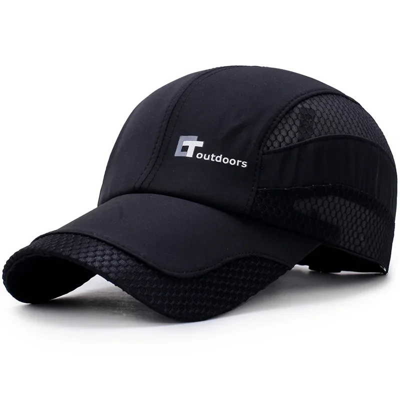 Hot Selling Summer Baseball Cap For Male Breathable Mesh Trucker Hat Quick Drying Running Hats Female Outdoor Casual Sports Caps